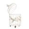 17.7&#x22; White Floral Tabletop Birdcage by Ashland&#xAE;